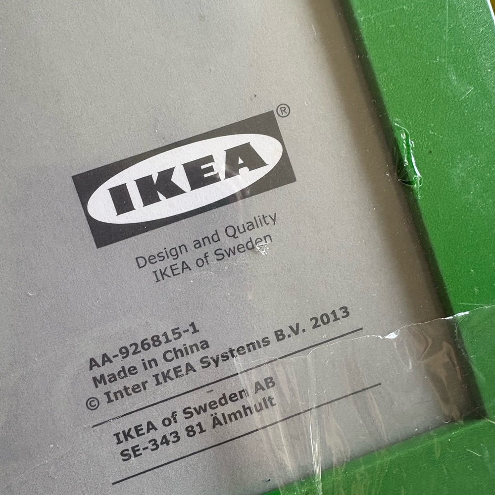 IKEA Green and White A4 Frame Set of 12 - Picture 3 of 8